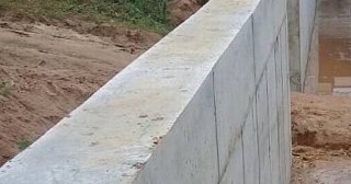 Строительство подпорной стенки из бетона в Троицке в октябре